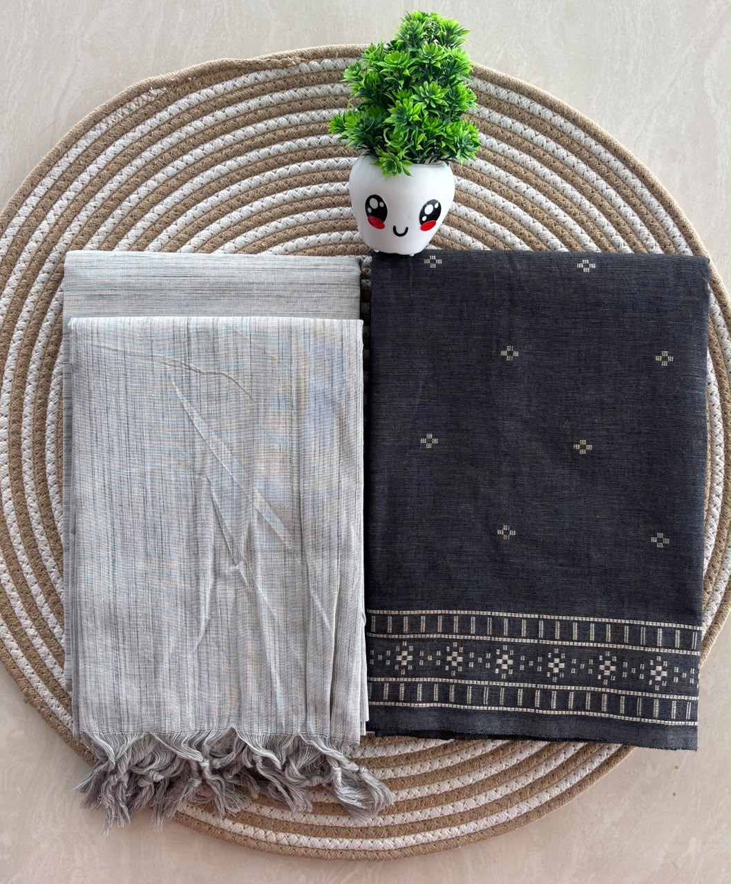 PURE COTTON SALWAR SETS - ARSENIC GREY