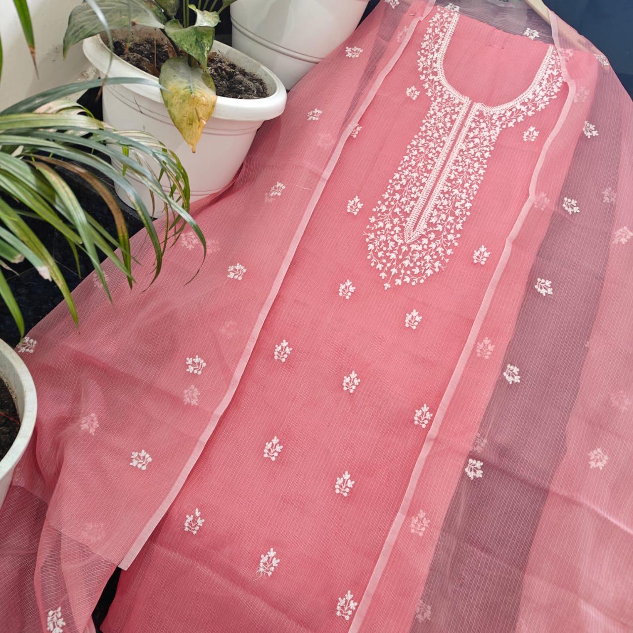KOTA COTTON 3PCS UNSTITCHED SET (SANDLE)