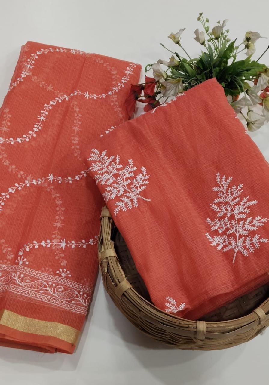 KOTA COTTON 3PCS UNSTITCHED SET(RED)