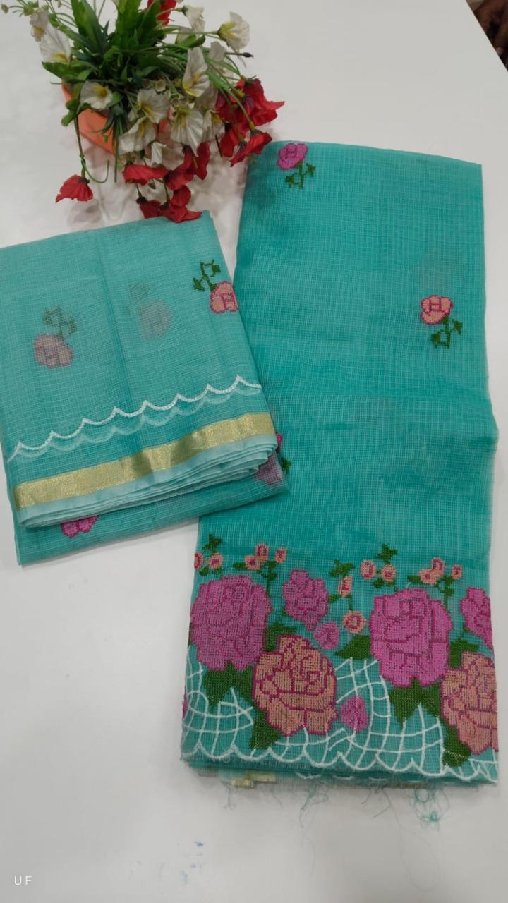 KOTA COTTON 3PCS UNSTITCHED SET(GREEN)